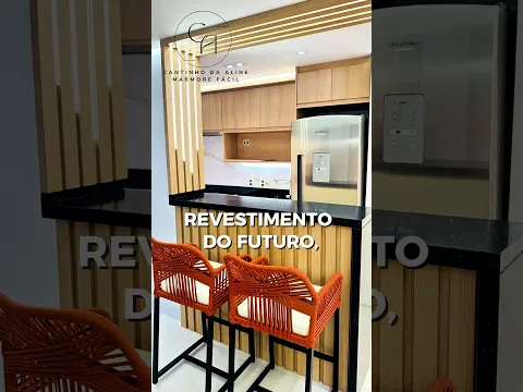 Revestimento Marmorizado Brilhante Ideas 120x240cm Mármore Fácil by Cantinho da Aline