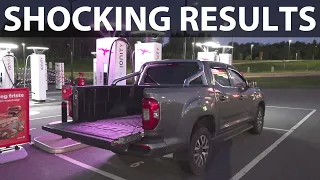 Maxus eT90: Does open tailgate save energy vs closed?