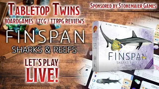 [TABLETOP TWINS] Finspan Sharks & Reefs Expansion Stonemaier Games (Yuki & Yuna | Twin Vtubers)