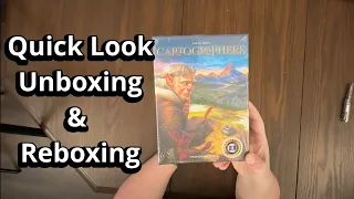 Cartographers - Quick Look Game Unboxing & Reboxing - What's Inside the box?