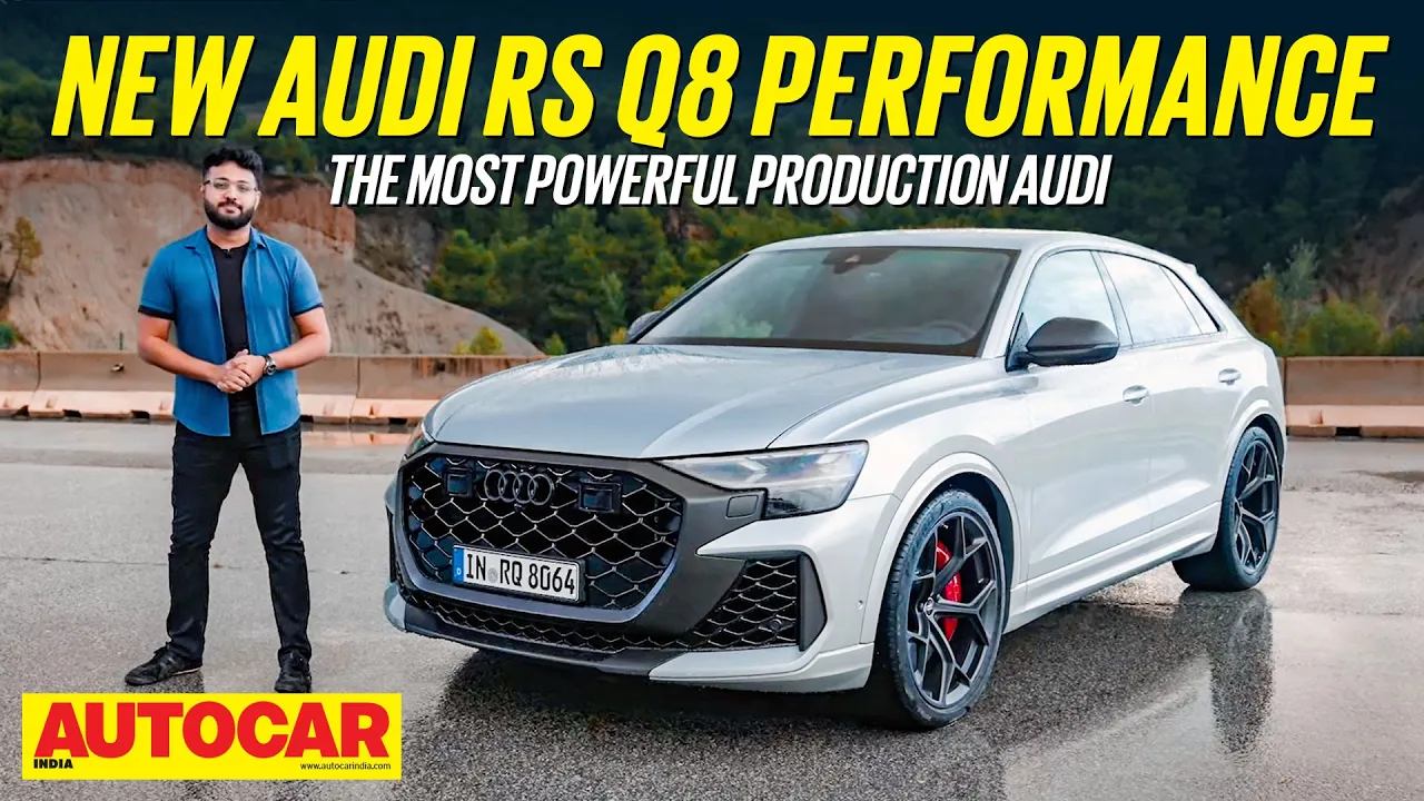 2025 Audi RS Q8 Performance review - SUV that thinks like a hatchback | Drive | Autocar India