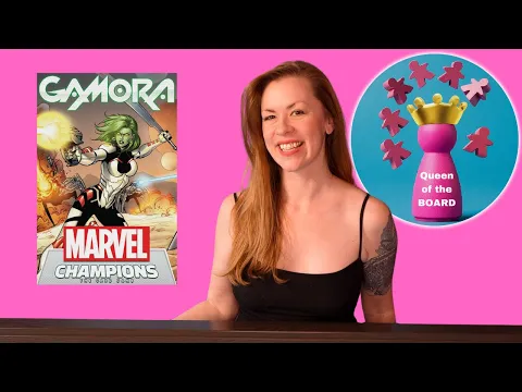 Marvel Champions Gamora vs Red Skull solo board game playthrough