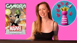 Marvel Champions Gamora vs Red Skull solo board game playthrough