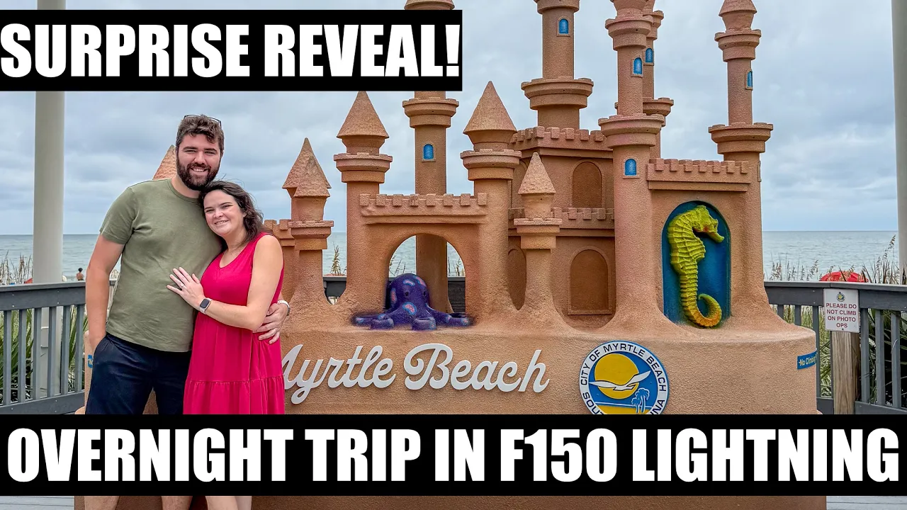 Our Lives Are Changing Forever! Road Trip To Myrtle Beach in My F150 Lightning and Surprise Reveal!