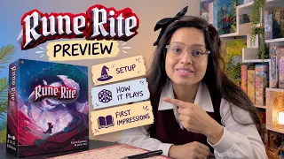 Rune Rite Preview | A Bewitching flip-and-write Board Game!