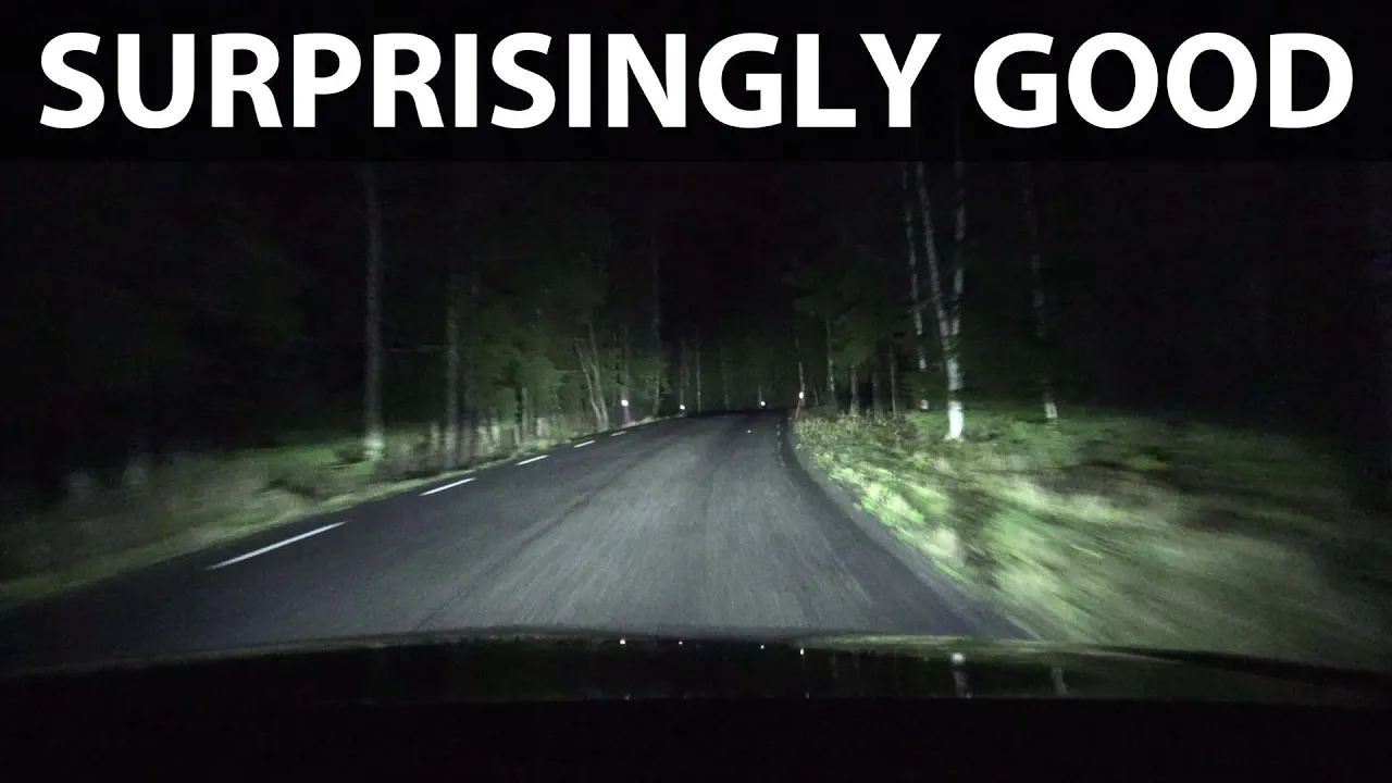 MG5 headlights test