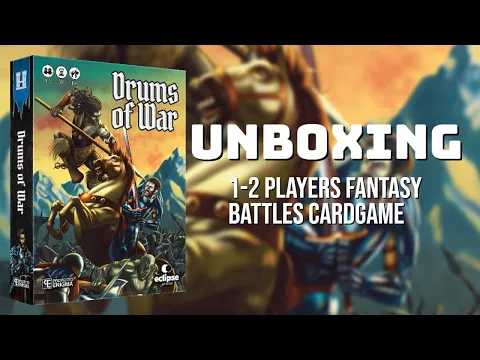 Drums of War Unboxing: The 1 or 2 players tactical fantasy game you were looking for?
