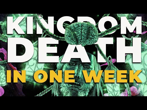We finished Kingdom Death: Monster in ONE week!