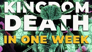 We finished Kingdom Death: Monster in ONE week!