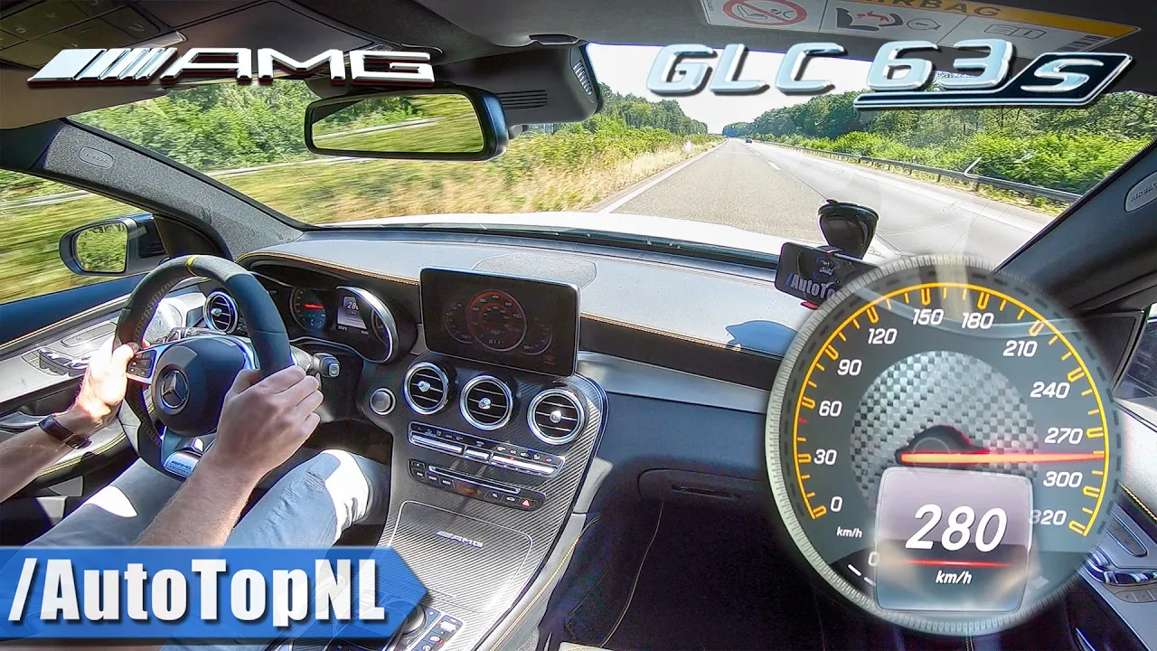 Mercedes AMG GLC 63 S 4.0 V8 BiTurbo AUTOBAHN Onboard by AutoTopNL