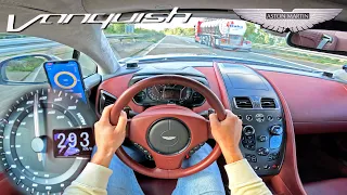 Aston Martin VANQUISH V12 on AUTOBAHN [NO SPEED LIMIT]