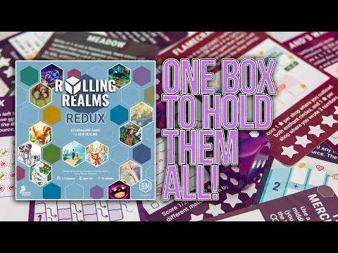 Rolling Realms Redux | A Living Roll & Write Board Game Celebration | Board Game Review