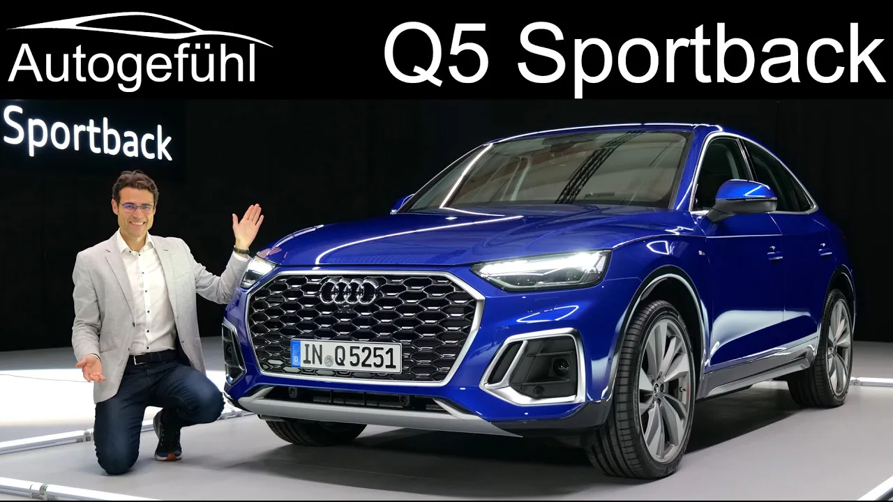 New first-ever Audi Q5 Sportback Premiere Exterior Interior 2021 s-line - Autogefühl