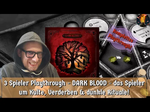 3 Spieler Playthrough - DARK BLOOD - das Spieler um Kulte, Verderben & dunkle Rituale!