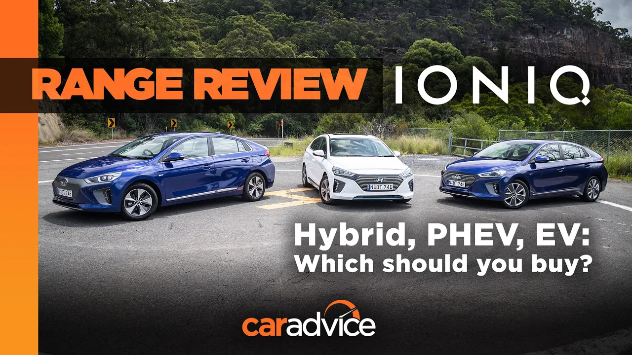 RANGE REVIEW: 2019 Hyundai Ioniq hybrid, PHEV and EV