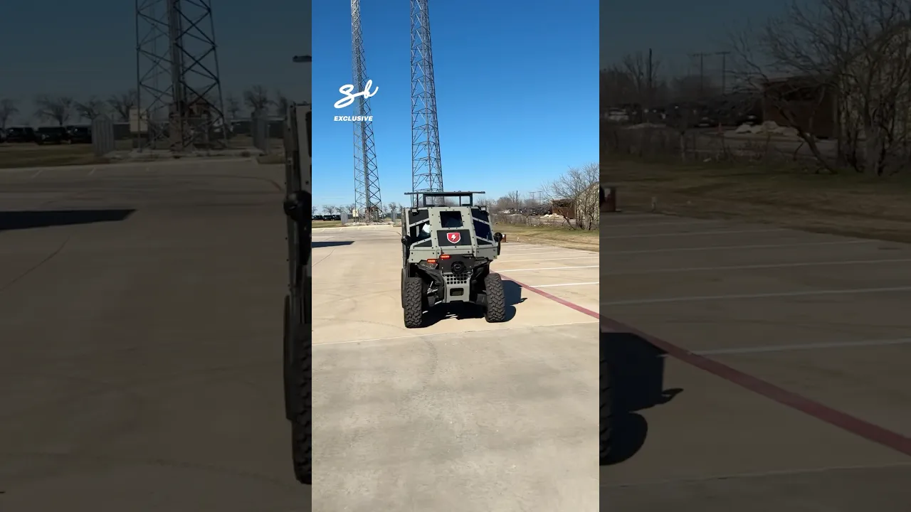 The LD-1 Armored ATV Is Unstoppable! 😱 #atv #army #vehicles