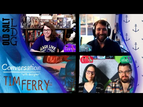 Conversation with Tim Ferry III of Never Board Games Discussing Old Salt