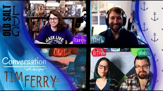 Conversation with Tim Ferry III of Never Board Games Discussing Old Salt