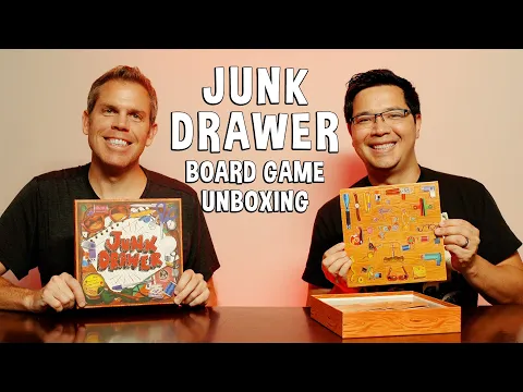 Unboxing Junk Drawer - Tile-Placement Board Game