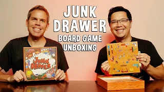 Unboxing Junk Drawer - Tile-Placement Board Game