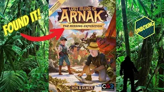 Lost Ruins Of Arnak The Missing Expedition - A Boardgamechuck Unboxing