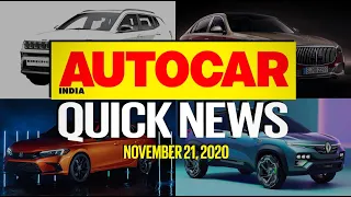 Renault Kiger Concept, Jeep Compass Facelift, KTM 250 Adventure & more | Quick News | Autocar India