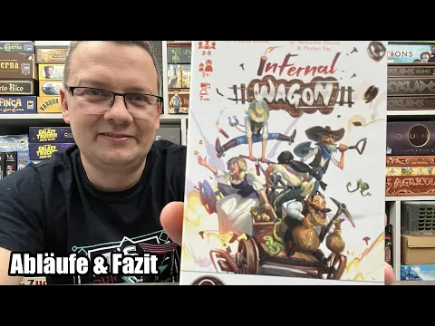  Infernal Wagon (iello) - verrücktes kooperatives Hektikspiel mit App - ab 7 Jahren 
