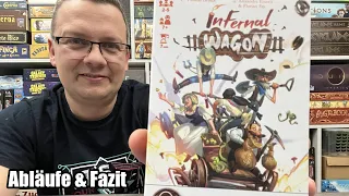 Infernal Wagon (iello) - verrücktes kooperatives Hektikspiel mit App - ab 7 Jahren