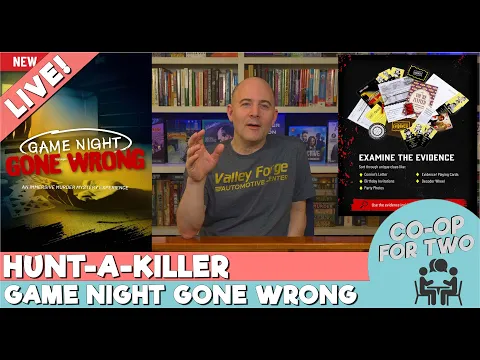 Hunt-a-Killer: Game Night Gone Wrong - Live Playthrough & Review