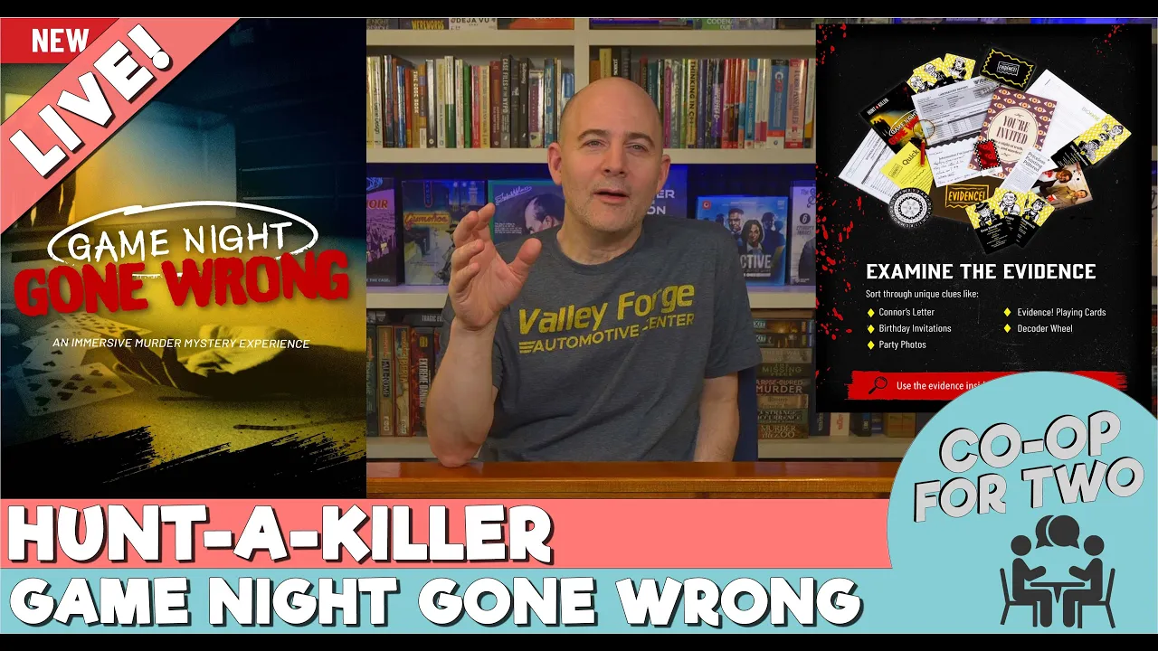 Hunt-a-Killer: Game Night Gone Wrong - Live Playthrough & Review