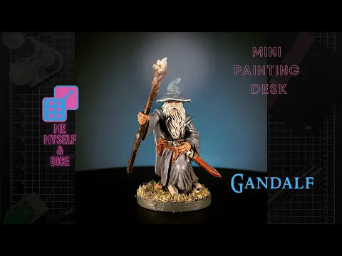 PAINTING Lord of the Rings Journeys in Middle Earth BOARD GAME MINIATURES Ep. 1 GANDALF