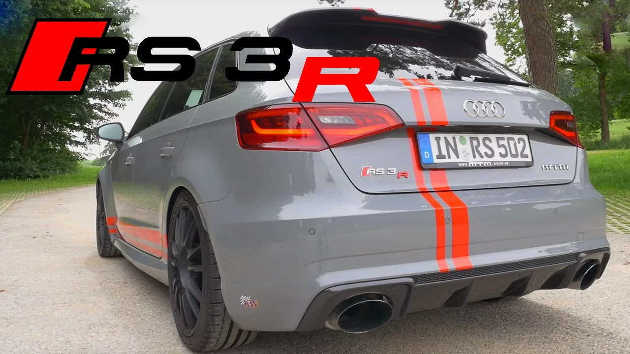 Audi RS3 R MTM Exhaust Sound LOUD! & Startup Revs 502 HP Valves Open/Closed