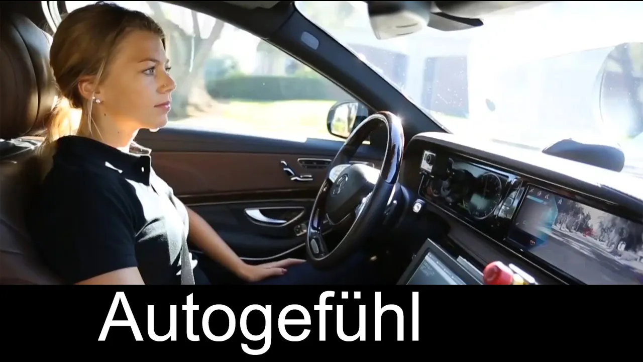 Autonomous Driving Car with Mercedes S-Class S500 Intelligent Drive Explanation - Autogefühl