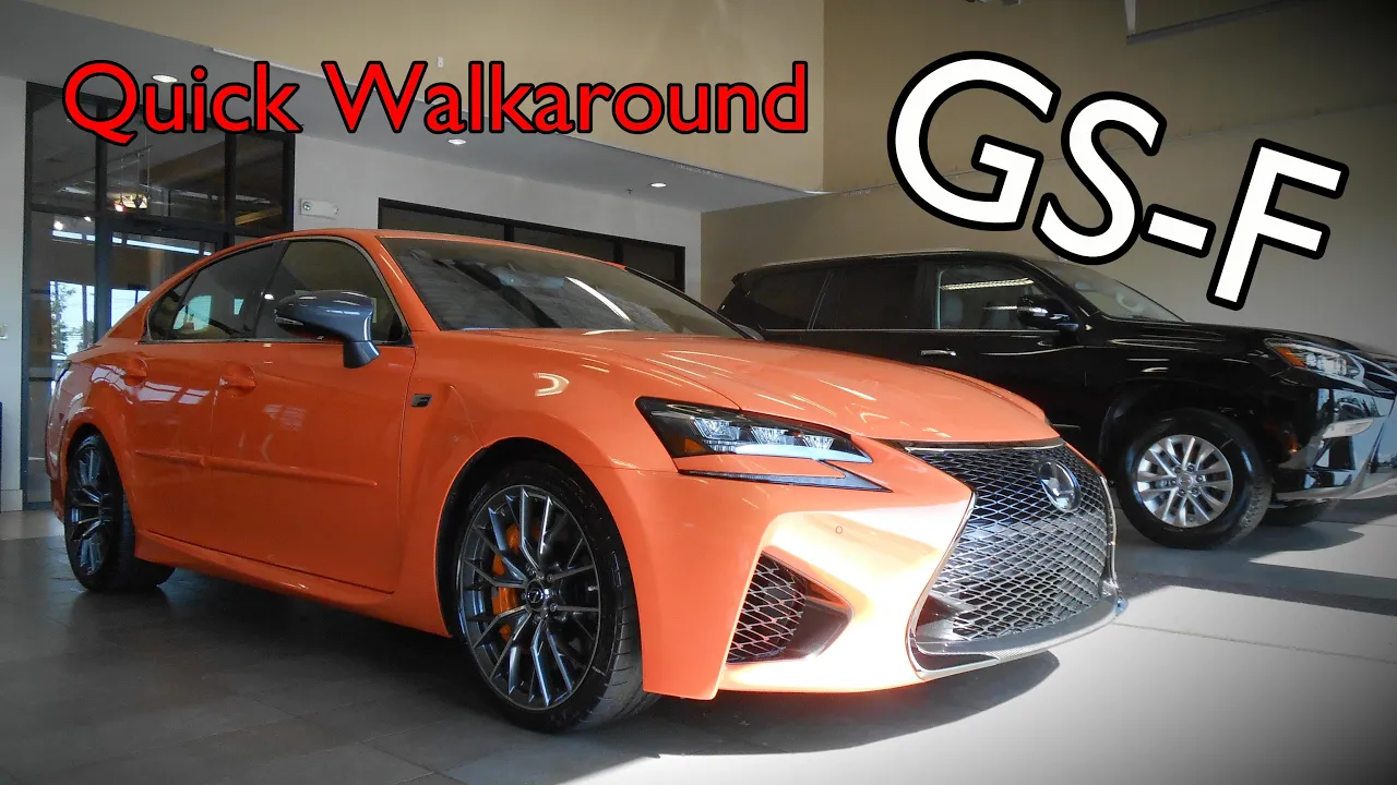 2016 Lexus GS-F: Quick Walkaround & Exhaust