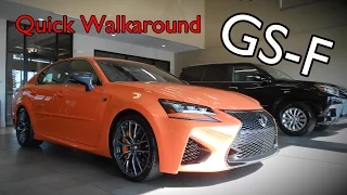 2016 Lexus GS-F: Quick Walkaround & Exhaust