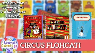Circus Flohcati, AMIGO vs. Grail Games vs. Playte Versions - Side-By-Side Comparison, Tutorial & Review