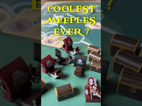 The COOLEST meeples ever made? #boardgames #ostia