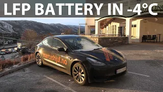 Tesla Model 3 SR+ Geilo test