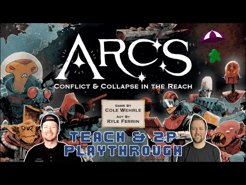 Arcs Teach and Full 2-Player Playthrough // Seize the Initiative on TTS!