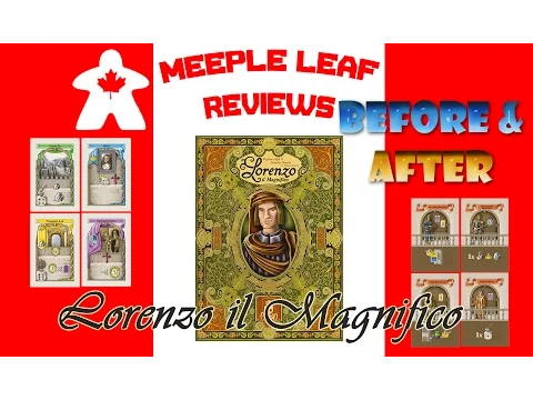 Meeple Leaf Reviews: Lorenzo il Manifico - Before & After