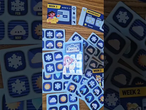 A new daily solo puzzle The Daily Weather @ButtonShy comeinf to kickstarter soon #boardgames