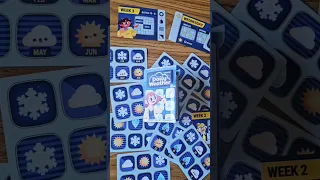 A new daily solo puzzle The Daily Weather @ButtonShy comeinf to kickstarter soon #boardgames