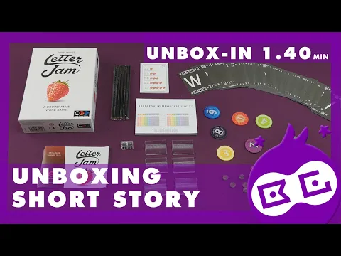 Letter Jam - Unboxing Short Story ( 1.40 min )