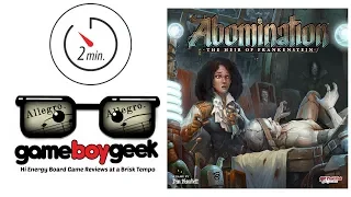 Abomination: Heir of Frankenstein Allegro