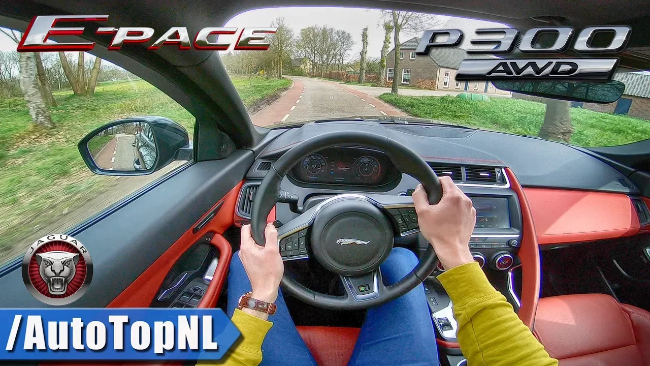 Jaguar E Pace HSE R Dynamic P300 AWD POV Test Drive by AutoTopNL