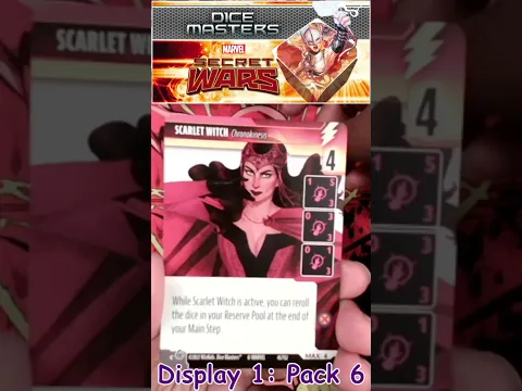 Dice Masters Secret Wars Display One Opening: Pack 6 #shorts