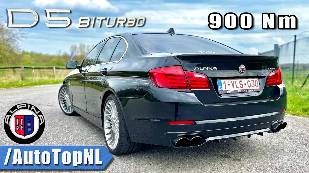 BMW Alpina D5 BiTurbo F10 285km/h REVIEW on Autobahn - Better Than M550d?!