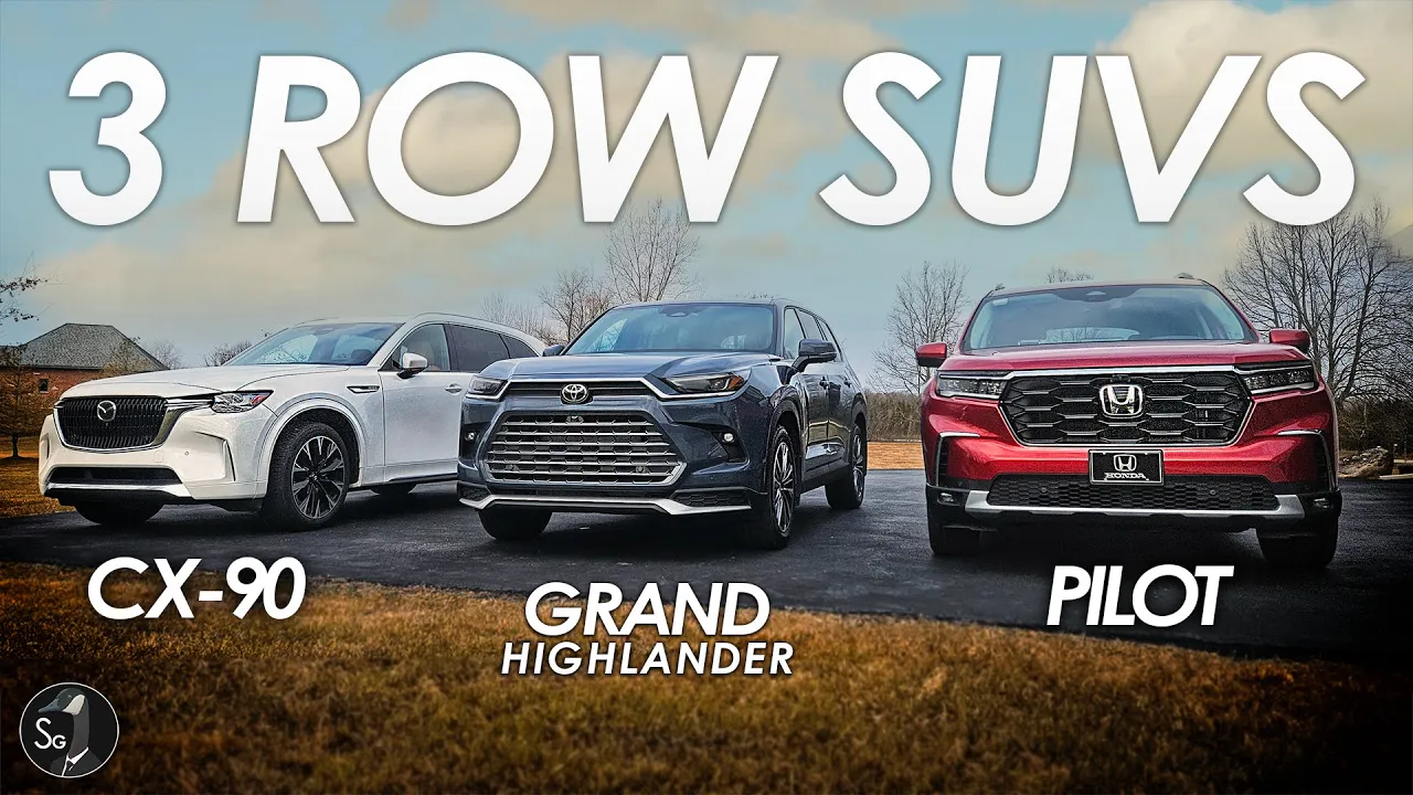 SUVs Compared | Mazda CX-90 vs Honda Pilot vs Grand Highlander