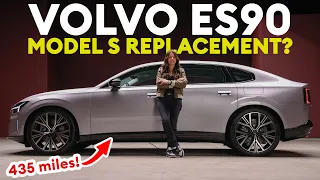 FIRST LOOK: New Volvo ES90. Goodbye range anxiety!