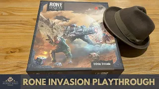 Rone Invasion Board Game Solo Playthrough